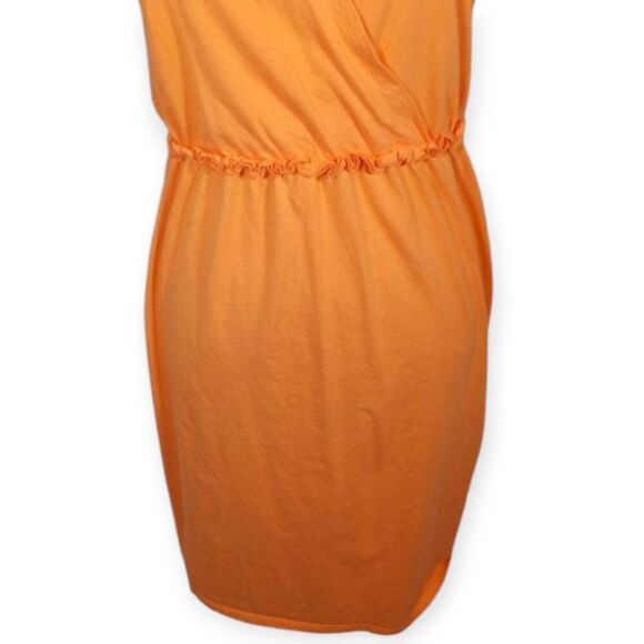 WHISPERS & WINKS ORANGE V-NECK DRESS SZ.28 EUC. - Picture 3 of 6